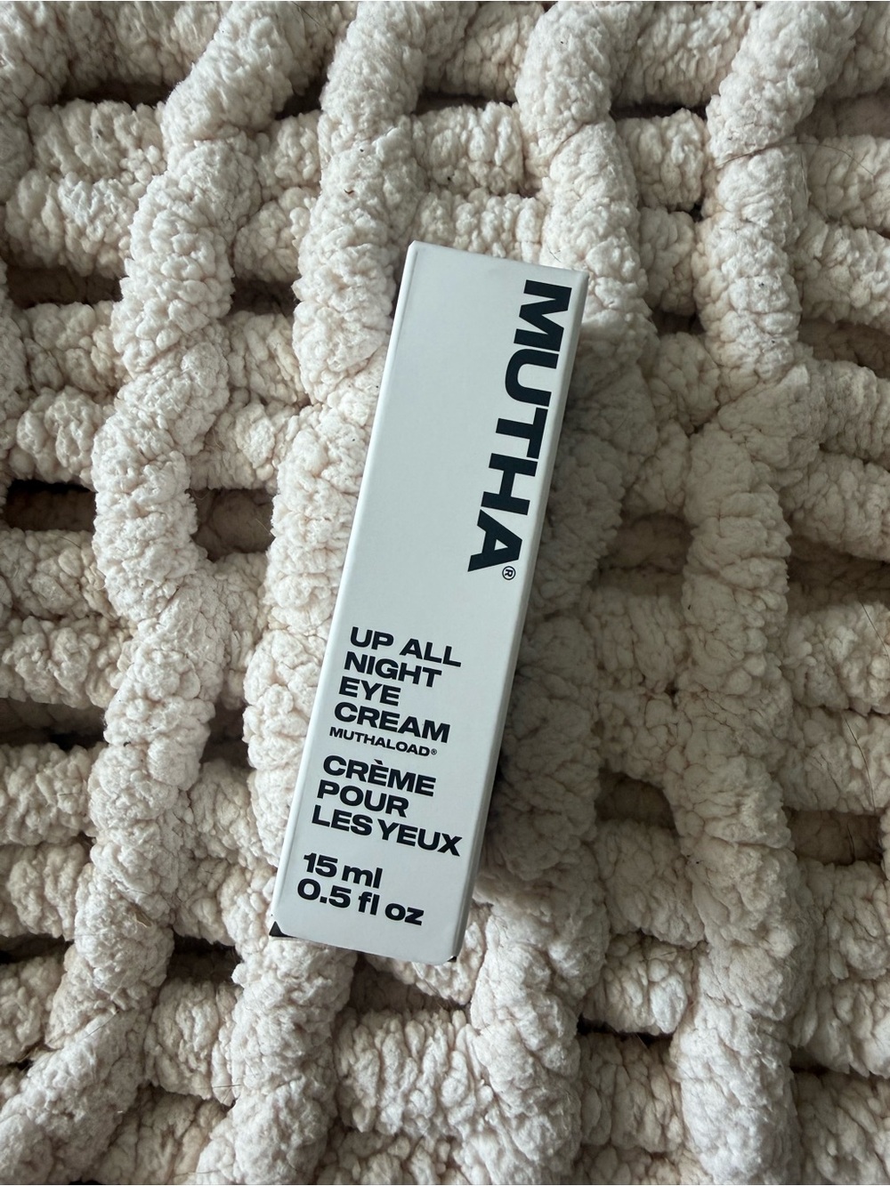 Mutha up all night eye cream